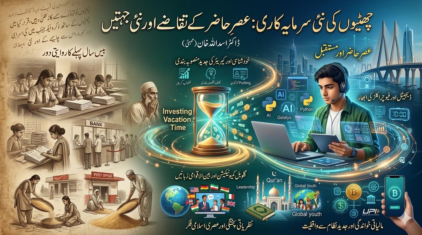 چھٹیوں کی نئی سرمایہ کاری: عصرِ حاضر کے تقاضے اور نئی جہتیں